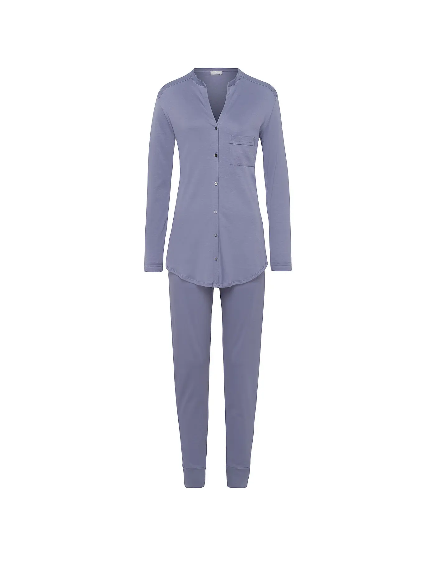 HANRO | Pyjama "Pure Essence" | blau